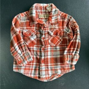 Ruff Hewn Button Down Shirt Classic Plaid